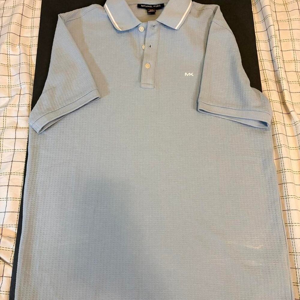 MK Michael Kors Baby Blue Dress Polo